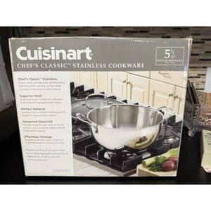 Cuisinart Chef's Classic Stainless 5.5 Qt Multi-Purpose Pan w/ Lid 755-26GD NEW